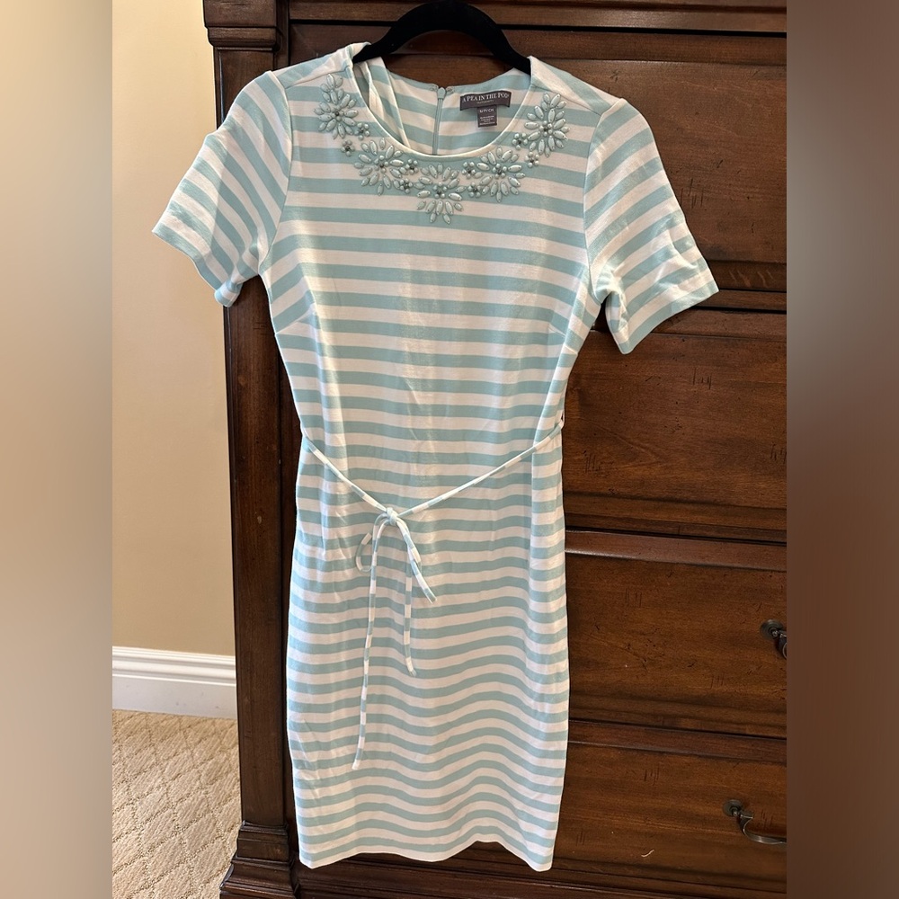 Pea In The Pod Maternity Dress, Summer Maternity Dress, Size Small